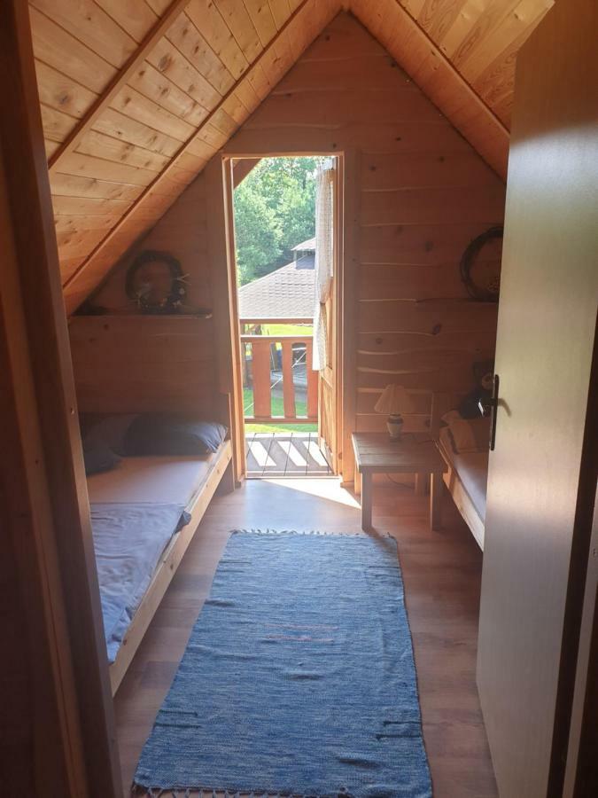 Domki Nad Sanem Lesko Eksteriør bilde